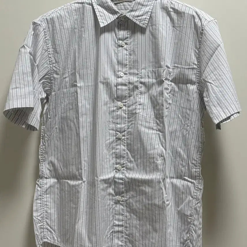 [BUNJANG] Union Blue Stripe Sunday Shirt - Violet (M Size) / [M사이즈] 유니온블루 스트라이프 선데이셔츠 바이올렛