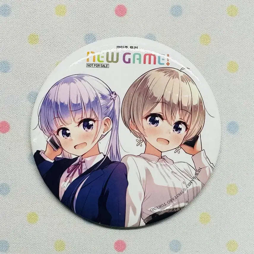 [BUNJANG] New Game! Character Badge / 뉴 게임! 뱃지