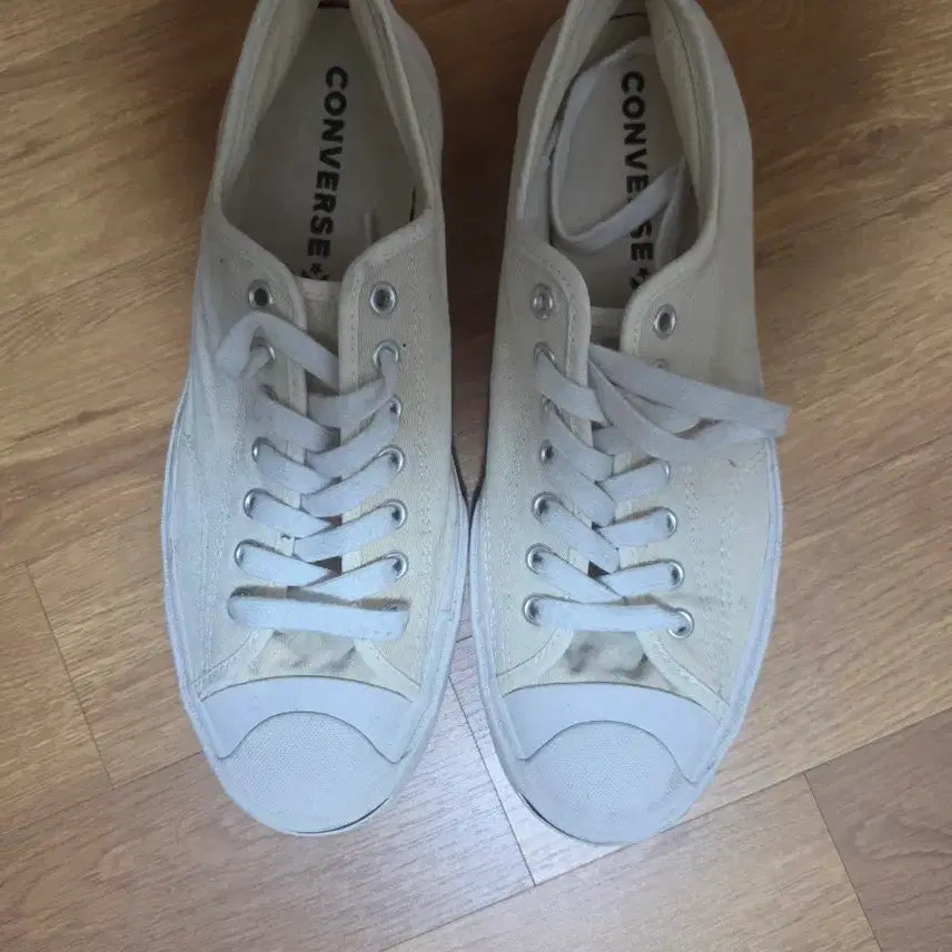[BUNJANG] Converse Jack Purcell Sneakers Beige / 컨버스 잭퍼셀 스니커즈 베이지