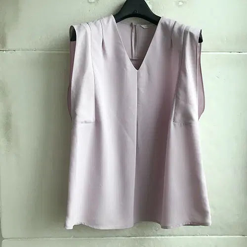 [BUNJANG] S.I. Collection Sleeveless Blouse Polyester Lilac / SI 정품/2023-55.66/새거수준