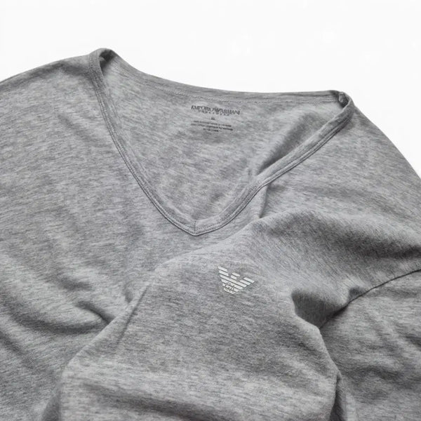 [BUNJANG] Emporio Armani V-Neck Eagle Logo T-Shirt XL / [3일간 20%할인] [XL] 엠포리오 아르마니 V넥 티셔츠