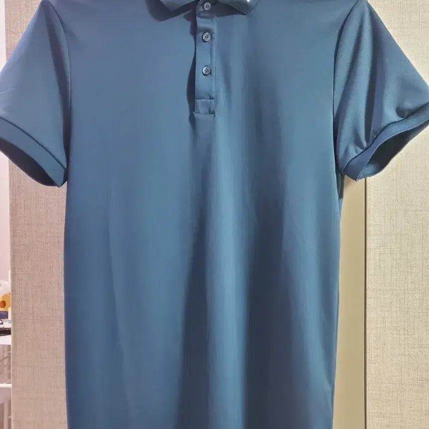 [BUNJANG] J.Lindeberg Golf Men's Regular Fit Polo Shirt Navy Size 95 / 제이린드버그(정품)골프 남성카라티s(95)