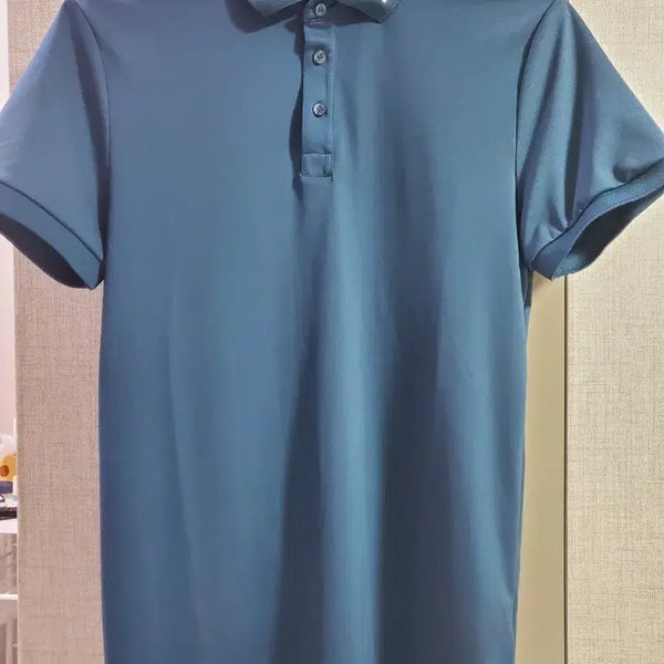 [BUNJANG] J.Lindeberg Golf Men's Regular Fit Polo Shirt Navy Size 95 / 제이린드버그(정품)골프 남성카라티s(95)