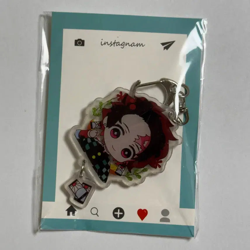 [BUNJANG] Demon Slayer Tanjiro Acrylic Keychain / (나눔) 귀멸의 칼날 비공굿 아크릴 키링 탄지로