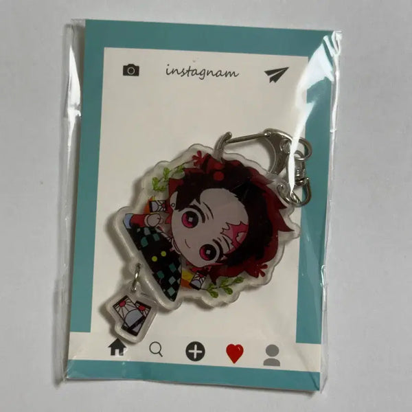 [BUNJANG] Demon Slayer Tanjiro Acrylic Keychain / (나눔) 귀멸의 칼날 비공굿 아크릴 키링 탄지로