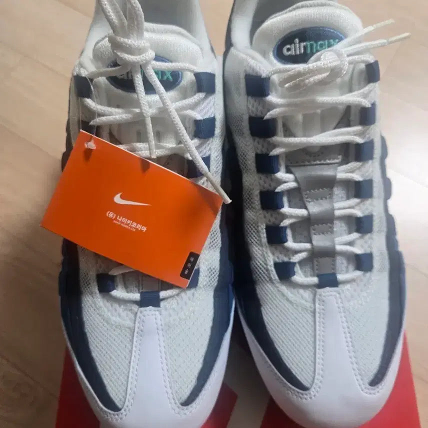 [BUNJANG] Nike Air VaporMax 95 White/Blue / 나이키 베이퍼 맥스95
