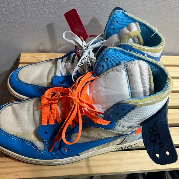 [BUNJANG] Nike Off-White Air Jordan 1 University Blue UNC / 나이키 오프화이트 유니버시티 블루 에어조던1 UNC 290