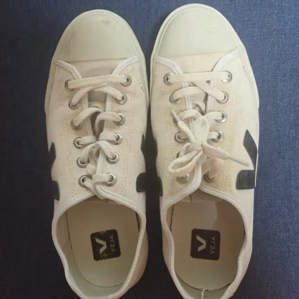 [BUNJANG] Veja Canvas Sneakers White Size 265 / 베자 스니커즈 캔버스 흰색 265