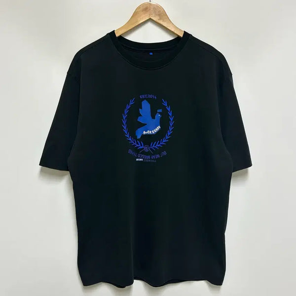 [BUNJANG] Ader Error Bird Logo T-Shirt Black / [남자-100 (A3)]아더에러 버드 로고 티셔츠 블랙
