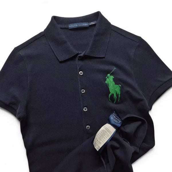 [BUNJANG] Polo Ralph Lauren Big Pony PK Collar T-Shirt Navy (XS) / [3일간 20%할인] [XS] 폴로 랄프로렌 빅포니 PK 카라티 네이비