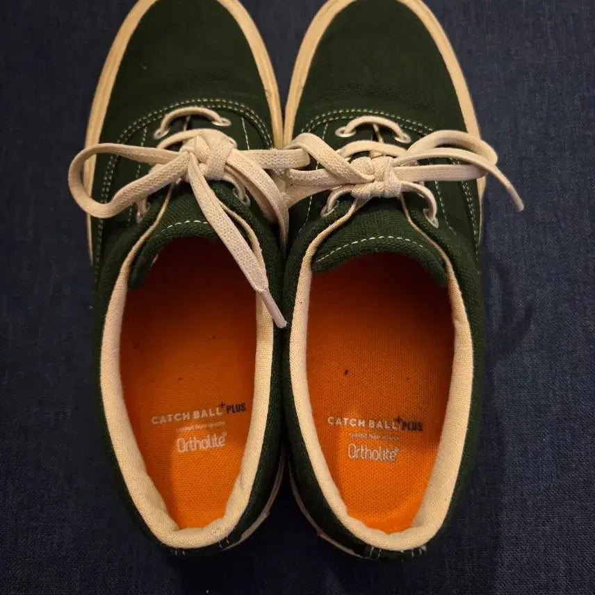 [BUNJANG] Catchball Deck Shoes Green 250 / 캐치볼 홀리데이 덱슈즈 그린 250