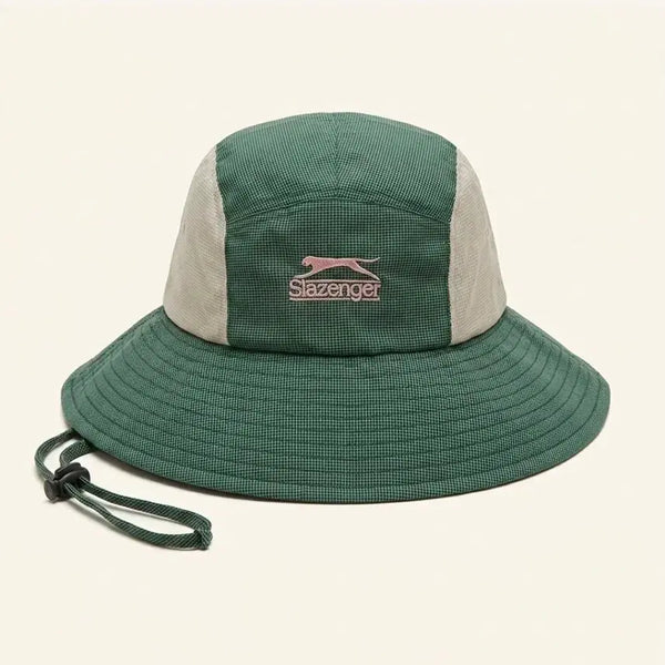 [BUNJANG] Slazenger Green Check Bucket Hat / Slazenger 슬레진저 그린 체크 버킷햇 벙거지 모자