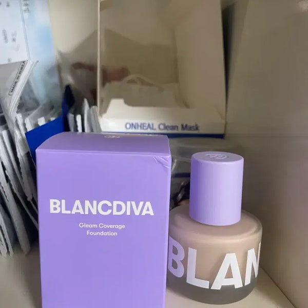 [BUNJANG] Blanc Divah Glim Foundation (Linen, 21) 30ml / 블랑디바 글림 커버력좋은 파운데이션 30ml 리넨 21호