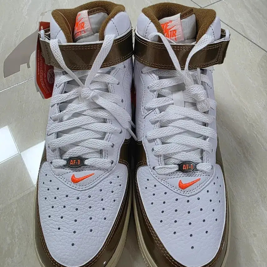 [BUNJANG] Nike Air Force 1 Mid QS Ale Brown / 나이키 에어포스 1 미드 QS 에일 브라운