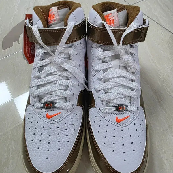 [BUNJANG] Nike Air Force 1 Mid QS Ale Brown / 나이키 에어포스 1 미드 QS 에일 브라운