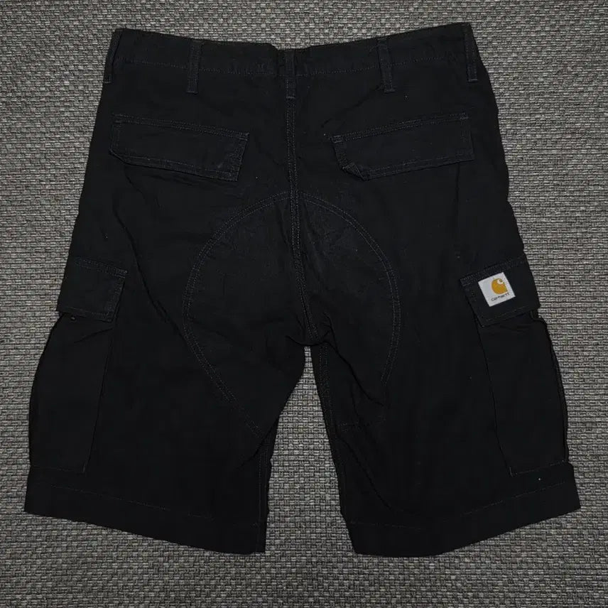 [BUNJANG] Carhartt WIP Cargo Shorts Black / 칼하트 WIP 카고 쇼츠 반바지 블랙