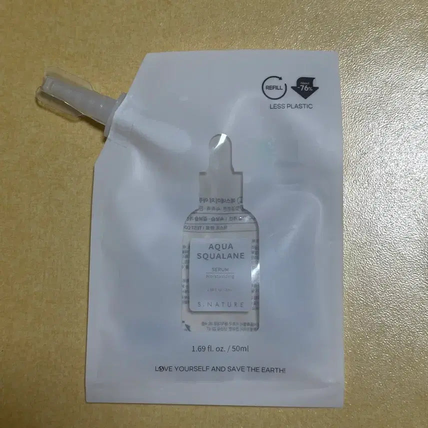 [BUNJANG] S.NATURE Aqua Squalane Serum 50ml Refill / S.NATURE 아쿠아 스쿠알란 세럼 50ml 리필