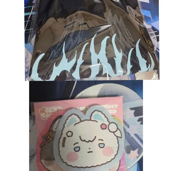 [BUNJANG] SCOCHISM Iro Cloud Short Sleeve T-Shirt & Hair Sheet Set / 스코시즘 이로 클라우드 반팔티셔츠 스코시즘 헤어시트 양도