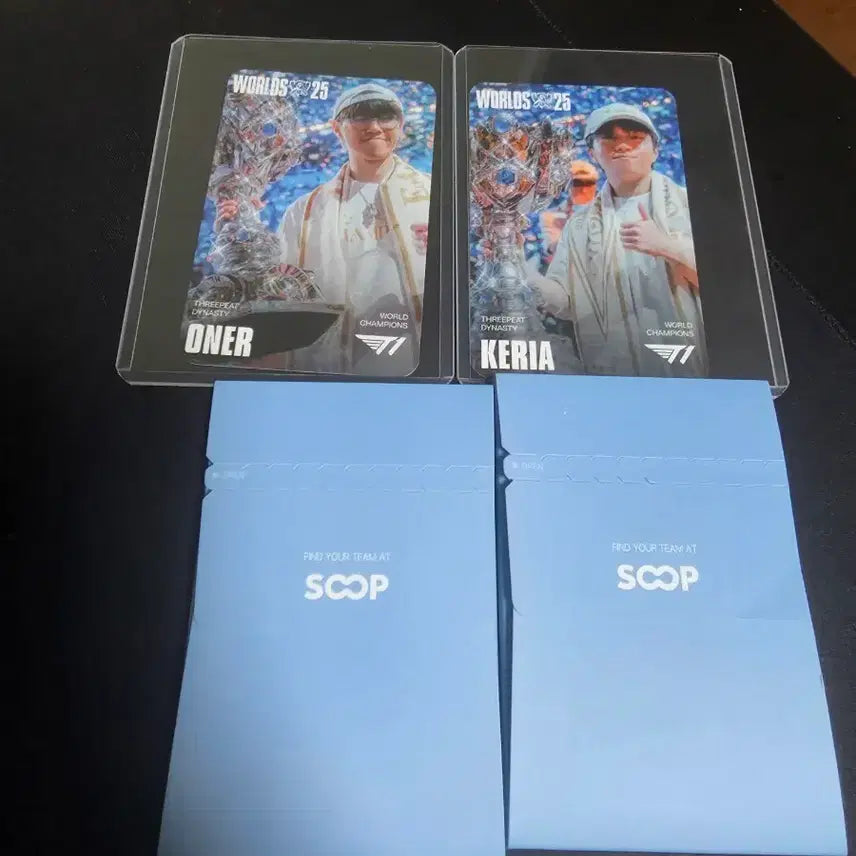 [BUNJANG] MSI Fan Festa T1 Champions Oner Keria Worlds Champion Photocard Set / MSI팬페스타 T1 우승, 오너 케리아 월즈 우승 포토카드