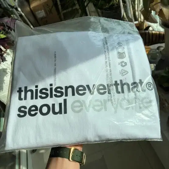 [BUNJANG] Thisisneverthat Everyone T-Shirt White / 디스이즈네버댓 에브리원 티셔츠  화이트
