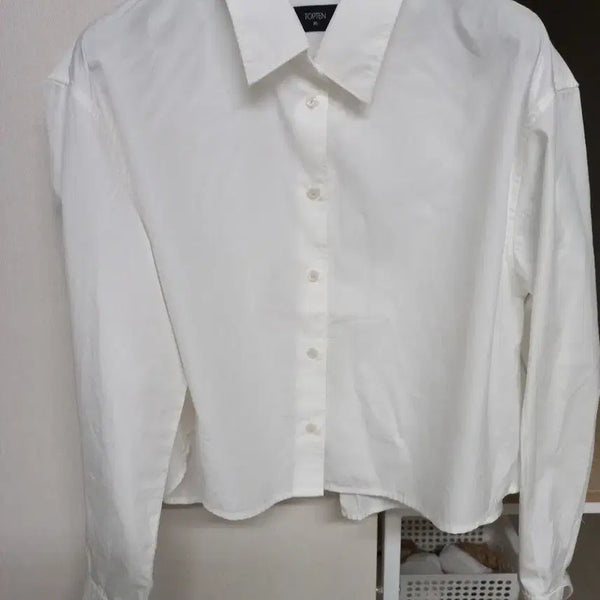 [BUNJANG] TOPTEN Cropped Long-Sleeve Shirt / 탑텐 크롭 긴팔셔츠 교신가능
