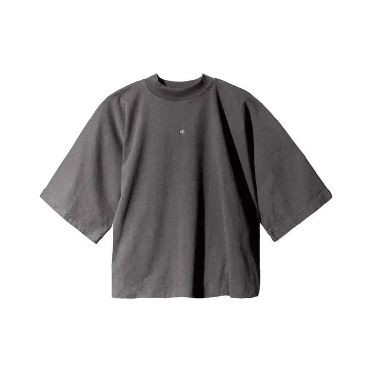 [BUNJANG] Yeezy Gap Logo No Seam T-Shirt Dark Grey / [S] 이지 갭 로고 노 심 티셔츠 다크 그레이