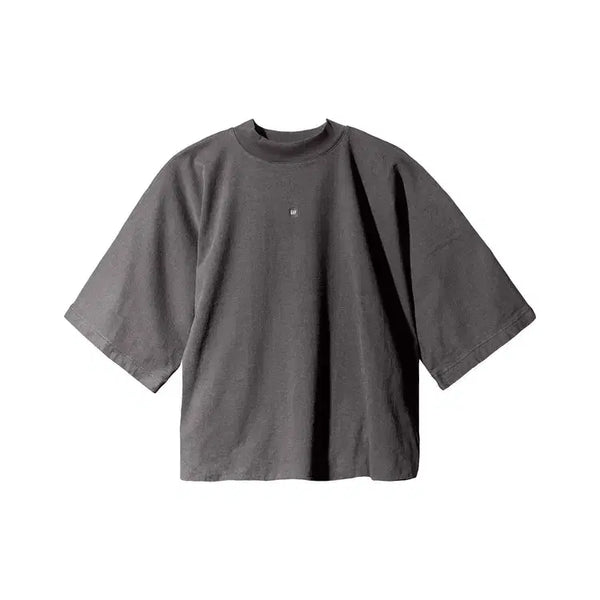 [BUNJANG] Yeezy Gap Logo No Seam T-Shirt Dark Grey / [S] 이지 갭 로고 노 심 티셔츠 다크 그레이