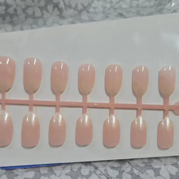 [BUNJANG] Short Pink Nail Tips (24 Count) / 가발 핑크색 짧은 네일 팁
