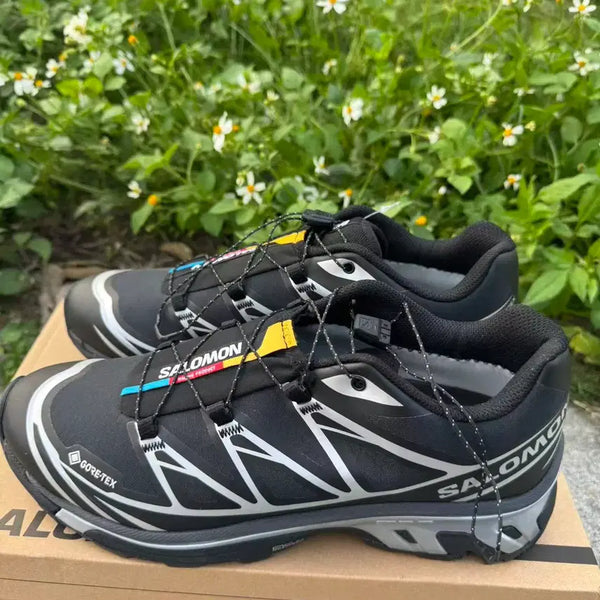 [BUNJANG] Salomon XT-6 Gore-Tex Black Silver Running Shoes / 살로몬 XT-6 고어텍스 블랙 실버 290MM