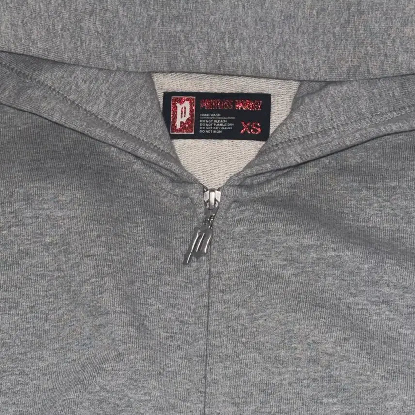 [BUNJANG] Pointless Journey Hooded Zip-Up Gray XS / pointless journey 포인트리스저니 후드 집업 그레이 xs