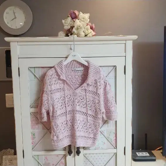[BUNJANG] Zara Pink Knit Sweater (Size 55-66) / 자라 니트 스웨터/55-66