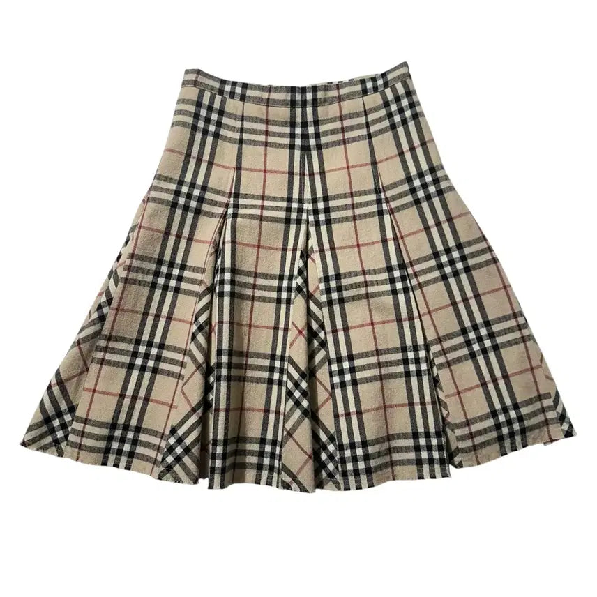 [BUNJANG] Burberry Nova Check Wool Skirt / [26-27] 버버리 노바체크 울 스커트
