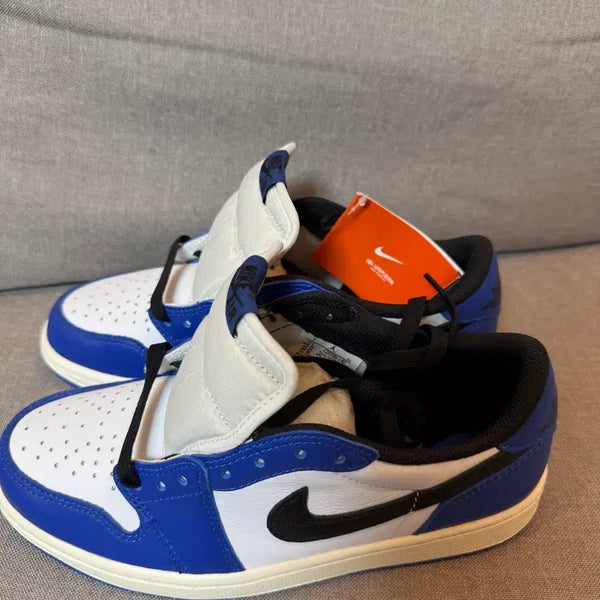 [BUNJANG] Nike Air Jordan 1 Low Royal Blue / 나이키 조던1 게임로얄 250 새제품