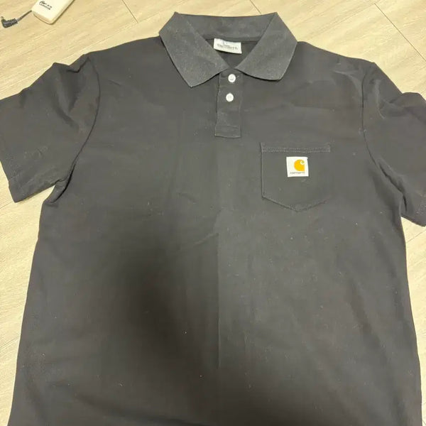 [BUNJANG] Carhartt Short Sleeve Polo Shirt Black / 칼하트 반팔 카라티 블랙