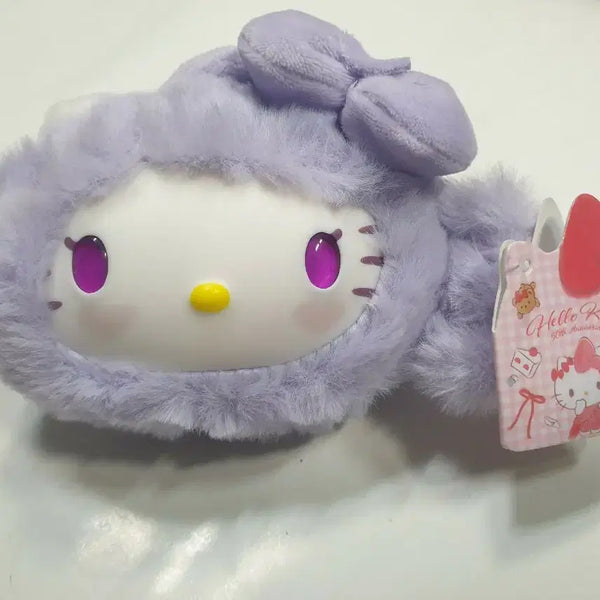 [BUNJANG] Hello Kitty Bungeoppang Stuffed Keychain / 헬로키티 붕어빵 보라 인형 키링