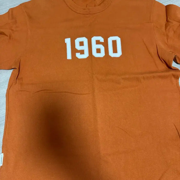 [BUNJANG] Uniform Bridge Orange "1960" Graphic T-Shirt / 유니폼브릿지 반팔