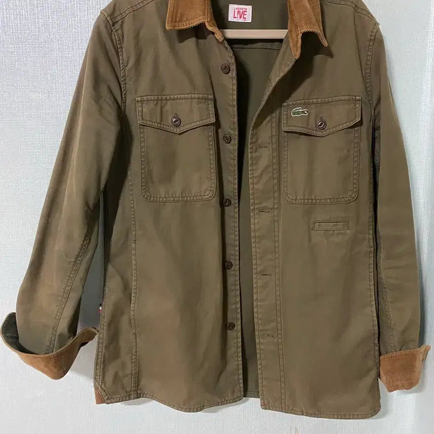 [BUNJANG] Lacoste Khaki Jacket / 라코스테 자켓