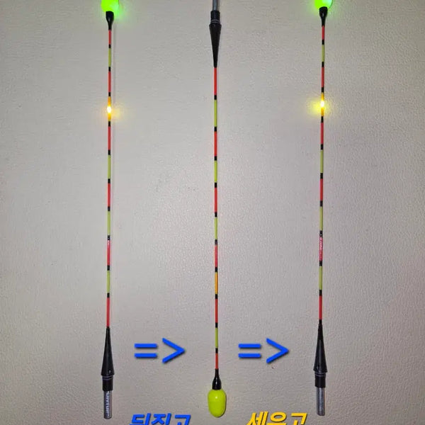 [BUNJANG] Smart Electronic Fishing Float - 30s Auto-On, 2-Light, Buoyancy 5.1g / 스마트전자찌 30초자동2점등 판매합니다부력5.1g전후.8개가격