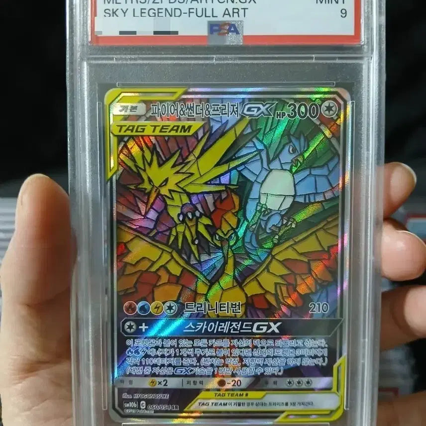 [BUNJANG] PSA 9 Sky Legend Moltres & Zapdos & Articuno GX SR Special Illustration Rare / (psa 9) 스카이레전드 삼새sr / 삼새 특일 / 삼새gx 특일