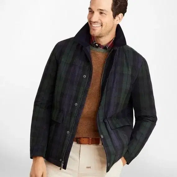 [BUNJANG] Brooks Brothers Black Watch Waxed Jacket XXL / 네고 팍팍! 브룩스브라더스 블랙와치 논왁스 자켓 xxl