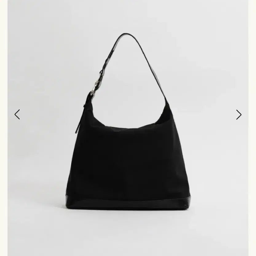 [BUNJANG] Toutyé Tresse Hobo Twill Bag Black / 투티에 트레세 호보 트왈백 블랙