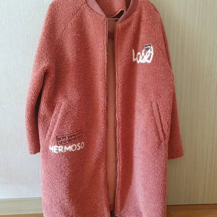 [BUNJANG] Visit in New York Sheepskin Long Coat / 66 비지트인뉴욕 뽀글이코트/ 무스탕 롱코트