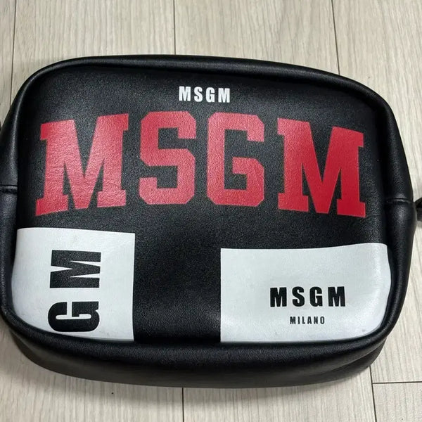 [BUNJANG] MSGM Logo Crossbody Bag Black / MSGM 로고 크로스백 블랙