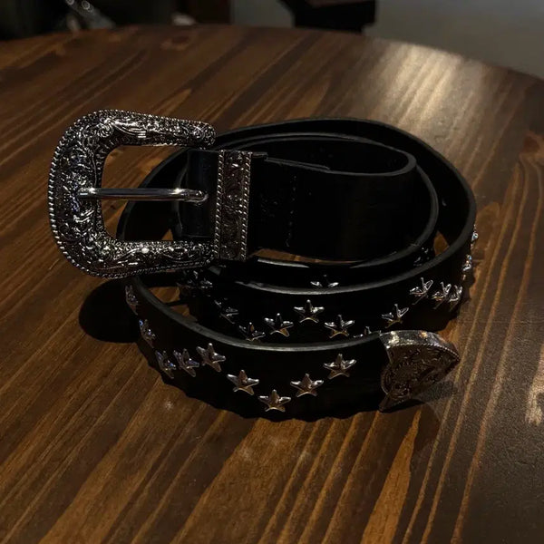 [BUNJANG] Street Vintage Western Star Belt / 스트릿 빈티지 웨스턴 별벨트 새상품