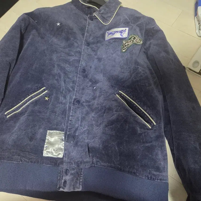 [BUNJANG] Zutto Mayo Corduroy Wappen Jacket XL / 즛토마요 스나네코 코듀로이 와팬 자켓 XL