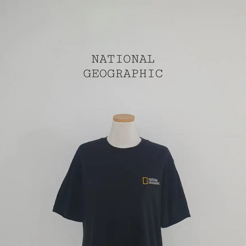 [BUNJANG] National Geographic Black Functional Short-Sleeve T-Shirt / 세일)No.26071208 내셔널지오그래픽 반팔티 검정 기능성티