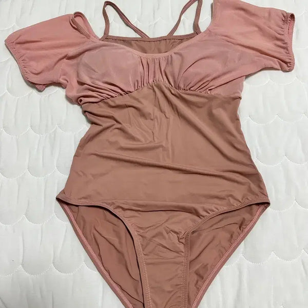 [BUNJANG] Rose Pink Ballet Leotard / (새제품) 로즈핑크 발레복 레오타드