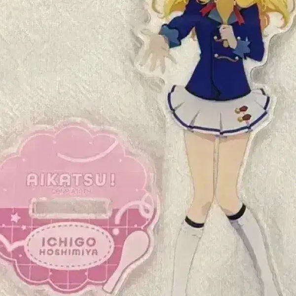 [BUNJANG] Aikatsu Ichigo & Lime Acrylic Stand / 급처)아이카츠 이치고 라임 아크릴스탠드