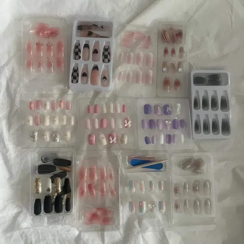 [BUNJANG] Various Design Nail Tip Set / 다양한 디자인 네일팁 세트