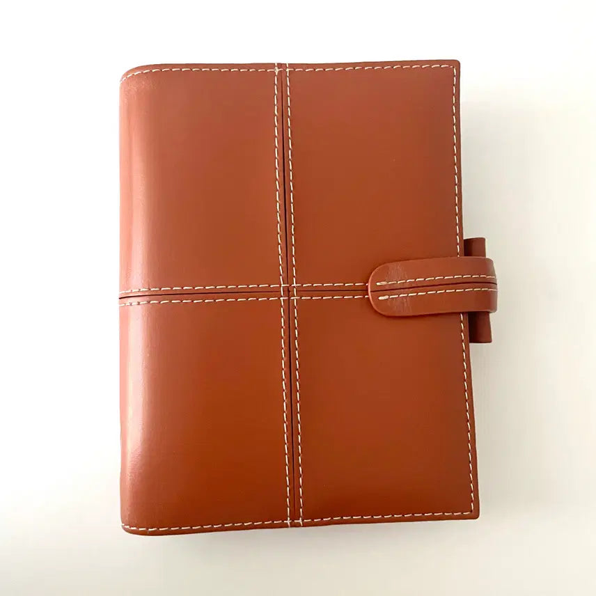 [BUNJANG] Filofax Cross A7 6-Ring Diary (Vintage) / 파일로팩스 크로스 a7 탄 6공 다이어리 빈티지